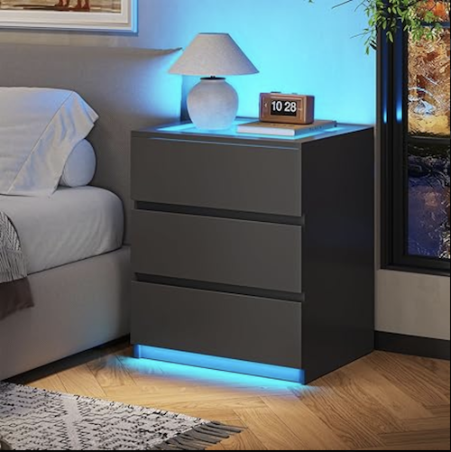 LED Nachttisch mit Beleuchtung