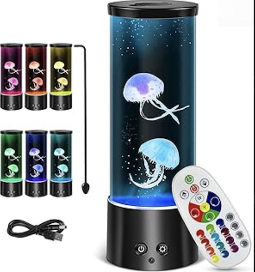 LED Deko-Quallenlampe mit Fernbedienung