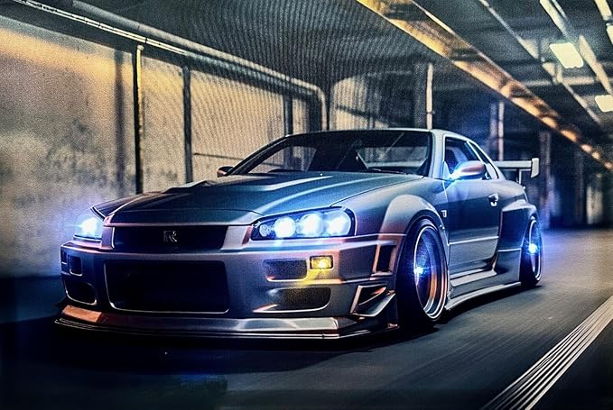 LED Bild (Nissan skyline)